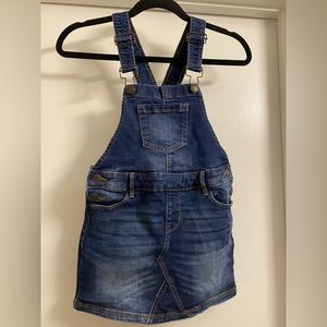 SO Girls Size 8 Denim Short-alls Skirt
